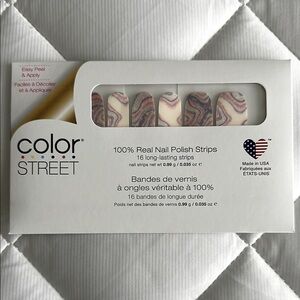 Color Street set of nails strips in Oyster Shell (retired) NEW unopened package